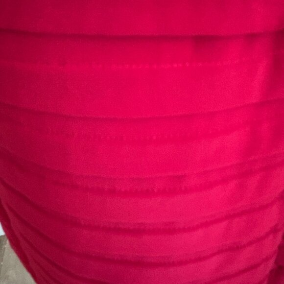 Adrianna Papell Red Cocktail Dress - Picture 5 of 8